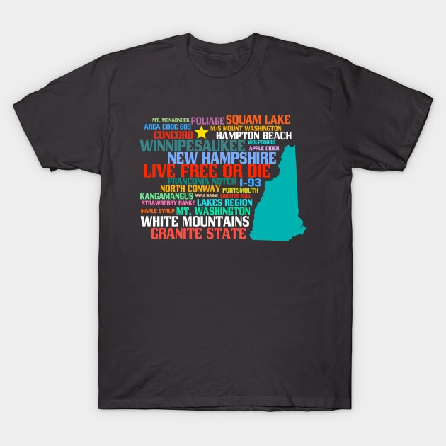 Live Free or Die New Hampshire T-Shirt by AntiqueImages